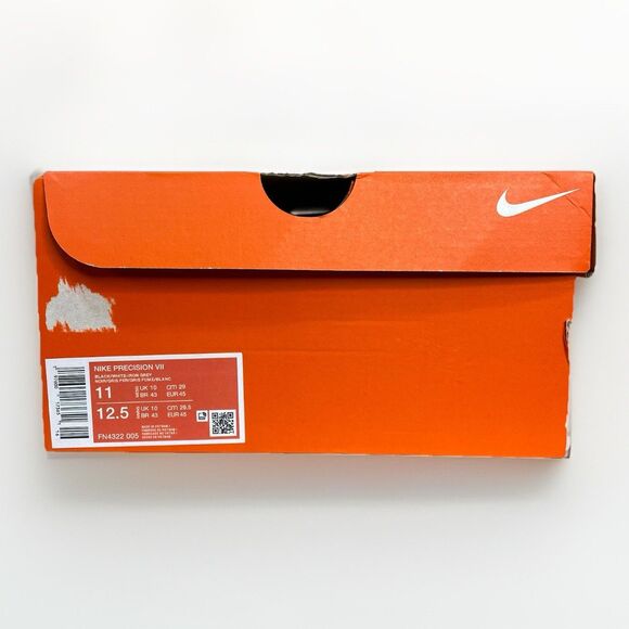 Nike Precision 7 Men 11 Women 12.5 FN4322-005 Basketball Shoes Black Gray White main image 5